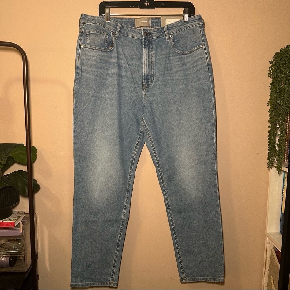 Everlane The Curvy Cheeky Jean High Rise Blue Denim Size 33R
